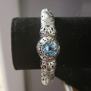 STERLING SILVER AND 14 KT GOLD BRACELET❗NEW❗